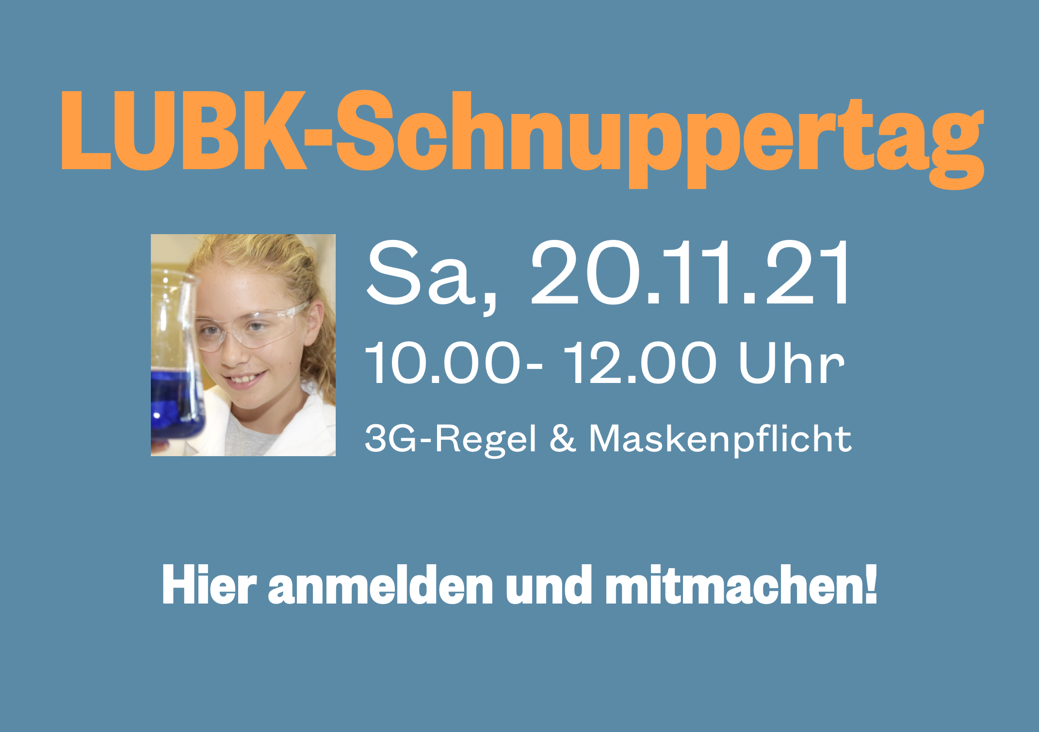 Ankündigung Schnupptag 2021-11-20